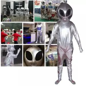 외계인옷 인형탈 할로윈 외계인 코스프레 의상 크리스마스 레드판다몰 코스튬 이벤트 파티 옷 공연복 졸업