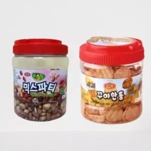 [머거본] 꾸이한통150G 1통+믹스파티 800G 2통