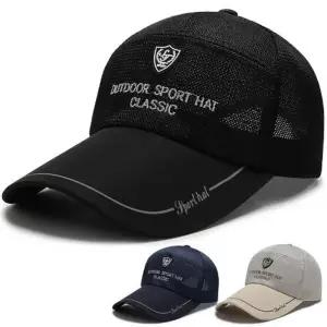 여름 남자 볼캡 썬바이저 메쉬 캡 고급 긴챙 통풍모자/매쉬/골프/모자/볼캡모자/야구/런닝/낚시/매시/메시