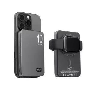 엘락 초슬림 맥세이프 고속 무선 충전 보조배터리 10000mAh 에어팟 애플워치 DS-20