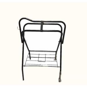 안장패드 거치대 보관대 승마안장 의자 이동식 말안장 폴딩 가죽 패드 보관 3단 보관랙