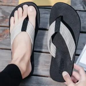 여름 남자 캐주얼 외출 여행 쪼리 슬리퍼 데일리 신발