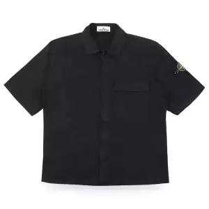 디몬트 스톤 남성 와펜 패치 원포켓 반팔 셔츠(블랙) L1S15 1100025 S0A10 V0029
