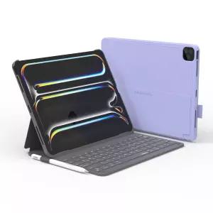 레드빈 아이패드 키보드케이스 커버 매직키보드 퍼플, 아이패드 에어 4세대