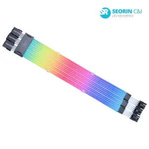 [서린공식] 리안리 STRIMER WIRELESS GPU 3x8핀 케이블 (PW12-1W, 0.36m)