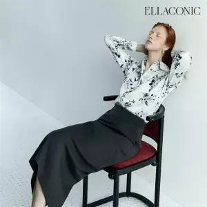 [런칭가 89,000원 2만원 ] 엘라코닉 플라워 나염 블라우스