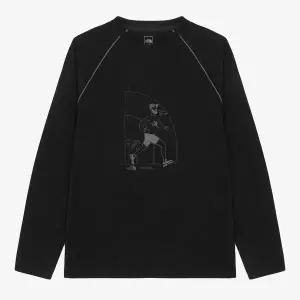 [노스페이스] [노스페이스 공식] NT7TR51A 남성 살리오 긴팔 티셔츠 BLACK