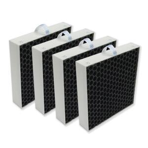 PUREBURG BLUEAIR 5410I 5440I DUSTMAGNET 공기 (필터 필터, 3단계 호환되는 교체 여과 HEPA 활성탄 청정기 4개) 2-IN-1 2팩 H13 시리즈와 5400