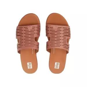 [아웃도어스/핏플랍]웜로즈 레더 슬리퍼 FFSO2E213P3