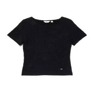 LEE 우먼 링클 반팔 티셔츠 블랙 LE2602ST73 BK