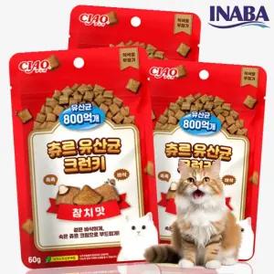 이나바 챠오 츄르 유산균 크런키 참치(60g) 6개