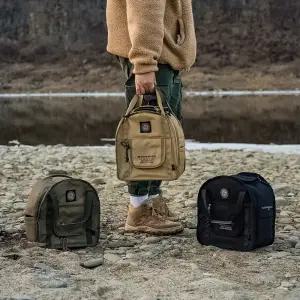 카즈미 릴 백 캠핑 릴선가방 전선 수납케이스 파우치