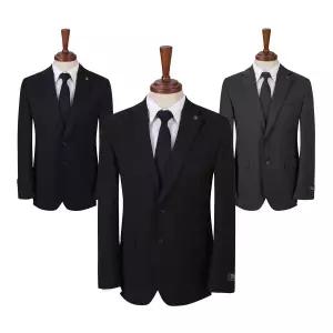 [롯데백화점]파렌 [파렌하이트]이태리 수입원단 레다 프리미엄 스탠다드 핏 정장 3종