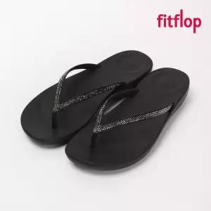 핏플랍 쪼리 아이쿠션 스파클 플립플랍 여성 블랙 R08-001