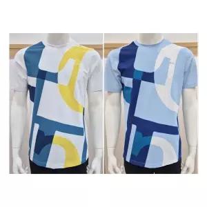 국내정품 루이까스텔 남성 골프웨어 티셔츠 [루이까스텔]루이까스텔 여름 50 도트 엠보 메쉬 스판 소재 앞