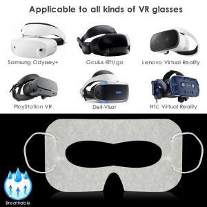 Meta Oculus Quest 3 용 아이 마스크 100Pcs Vr 헤드셋 악세서리 땀 통기성 커버