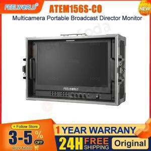 FeelWorld ATEM156S-CO 멀티카메라 휴대용 방송 감독  비디오용 가능 15.6 인치
