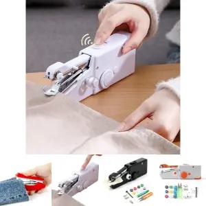 핸디 미니재봉틀 핸드재봉기 손재봉 재봉틀 오바로크/바느질/간편한/핸드/미싱/휴대/가정용/오버로크/재봉