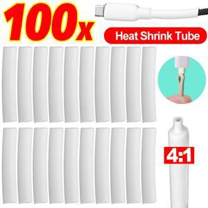 iPhone Lightnning 충전기 케이블 용 호환 용품 열 수축 튜브 커버 USB 코드 보호기 와이어 주최자 케이블