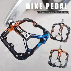 평페달 KRSEC 1105 페달 BMX MTB 알루미늄 합금 미끄럼방지 자전거 다색 사이클링