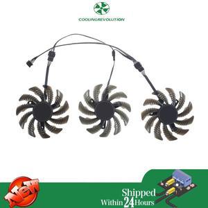 GIGABYTE RTX2060/2070/2080/2080Ti 그래픽 카드 팬용 3개/세트 77MM PLD08010S12HH 비디오 GPU 쿨러 교체