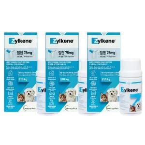 질켄 75mg x3개 강아지 고양이 스트레스 안정제 분리불안 합사 스트레스