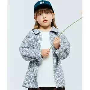 매장정품 LEE 키즈 긴팔 체크셔츠 네이비 LK2602SH80NA 313740