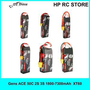 Tattu Gens ACE 50C 2S 3S 1800-7300mAh 리튬 배터리(XT60 커넥터 포함) RC 자동차