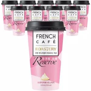 프렌치카페 로스터리 리저브 슈크림 라떼 320ml 10개 간식 발렌타인데이 학교 방과후 어린이집 만들기