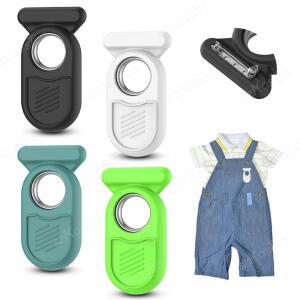 삼성 갤럭시 SmartTag 2 케이스 용 실리콘 보호 쉘 핀 커버 어린이를위한 옷 핀이있는 Airtag Tracker