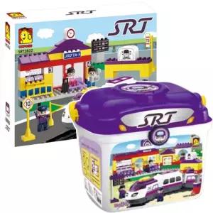 옥스포드 SRT 레일 기차 블록 SRT2821 2822