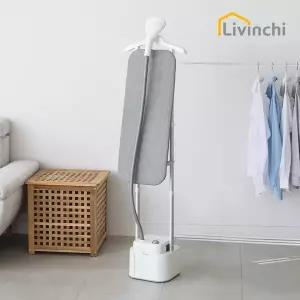 [리빈치] 클린핏 스탠드 스팀다리미 LGS-150 가정용 분리형 다리미판