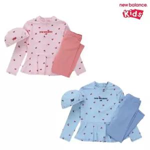 [롯데백화점]뉴발란스 NBgC Cherry Blossom_플레어 래쉬가드 레깅스 셋업 (NK9RG3772G)