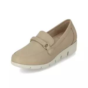 [롯데백화점]엘칸토 쿠션UP 양가죽 몰드 로퍼 LCWC41U613 베이지