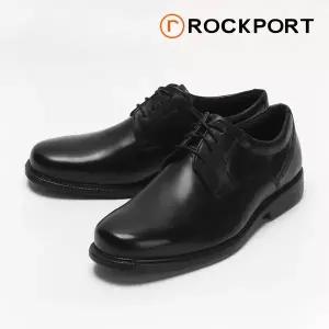 [락포트] 남성화 찰스로드 플레인 토 정장화 블랙 W발볼 V80553