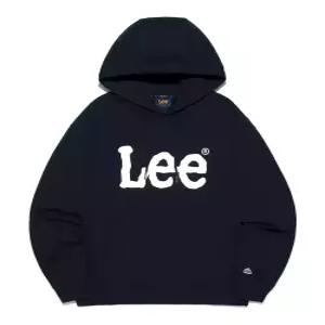 LEE 빅 트위치 로고 후드 티셔츠 네이비 LE2503HD01NA
