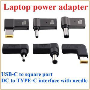PD 100W 노트북 전원 충전기 공급 어댑터 커넥터 Acer Samsung Lenovo 용 USB Type-C 암-DC 남성 잭 플러그