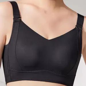 끄롤 트루리즈 처짐방지 미니마이저 빅 블랙 압박 킹사이즈 노와이어 브래지어 여성 여자속옷