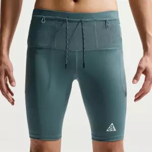 나이키 ACG 라바 루프 드라이핏 하프 트레일 러닝 타이즈 청록 IO9672-382