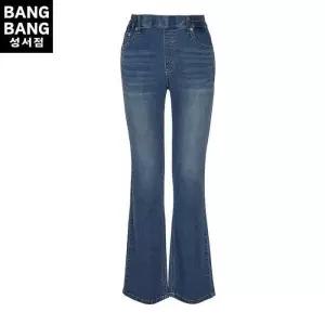 HC04 봄여름여성 허리밴딩부츠컷얇은청바지 NQL253 (33256803)