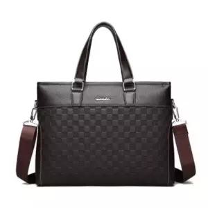 남성가방 남성 가죽서류가방 체스판 패턴 KCM02-YNBG013