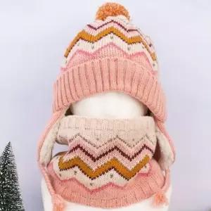 어린이겨울모자 레이브 어린이 목도리 모자 아동 겨울 방한세트