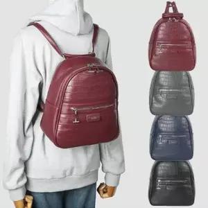 [다잇템]여자 데일리 세련된 오피스룩 여대생 캐주얼 비건레더 미니 백팩