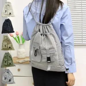 [다잇템]남자 여자 데일리 가벼운 메쉬 복조리 백팩