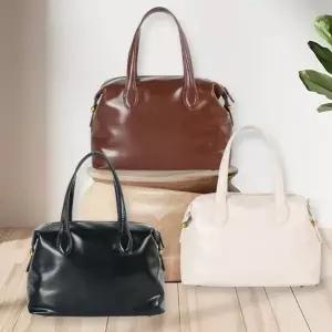 [다잇템]여자 데일리룩 오피스 세련된 인조가죽 토트백