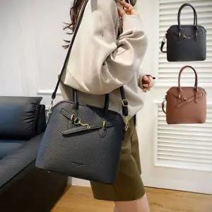 [다잇템]여자 세련된 데일리 인조가죽 크로스 토트백