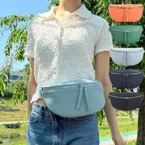 [다잇템]여자 데일리 경량 인조가죽 힙색 미니 크로스백