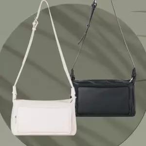 [다잇템]여자 사계절 인조가죽 베이직 스퀘어 숄더백