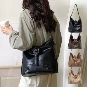 [다잇템]여자 사계절 트렌디 인조가죽 데일리 숄더백