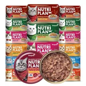 동원 뉴트리플랜 토핑캔 160g x 24캔 6종모음 고양이캔 고양이간식 습식캔